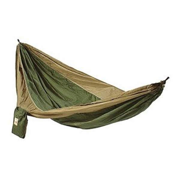 10203-kp Parachute Silk Hammock - Army Green-brown