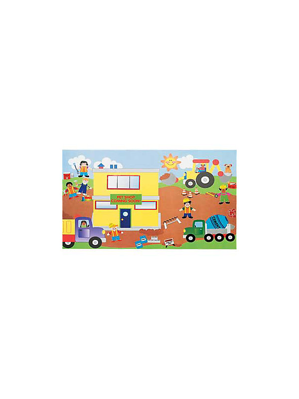 UPC 887600302457 product image for Fun Express BB018001 Construction Site Sticker Scene - 12-Pack | upcitemdb.com