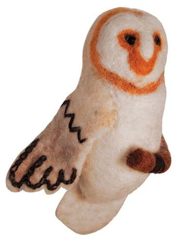 Dzi483030 Barn Owl Woolie Ornament