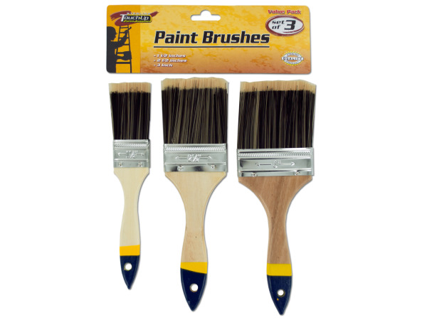 Paint Brushes Pack Of 3 - Case Of 20