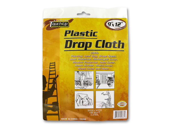 Plastic Drop Cloth - Case Of 96