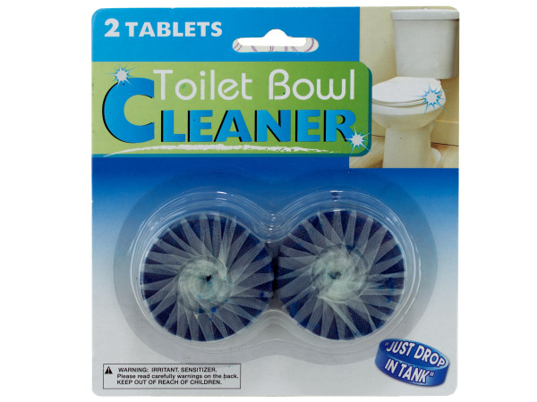 2 pack toilet bowl cleaner tablets - Case of 96