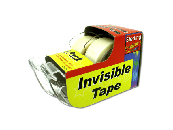 2 Pack Invisible Tape Dispensers - Case Of 96