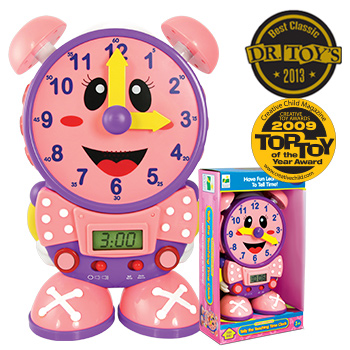 111581 Telly The Teaching Time Clock-pink Design