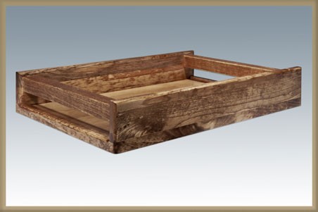 Mwhcstsl Homestead Collection Serving Tray Stained And Lacquered