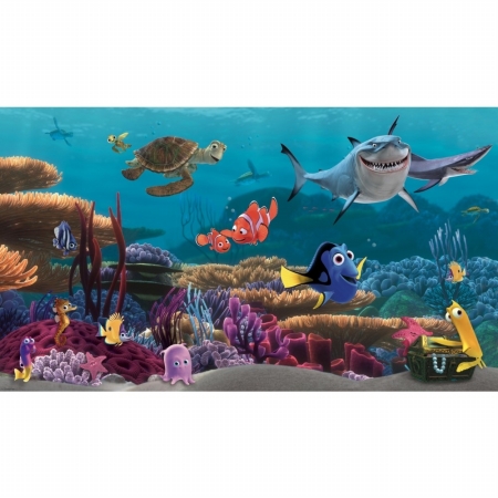Jl1278m Finding Nemo Prepasted Mural 6 Ft. X 10.5 Ft. - Ultra-strippable