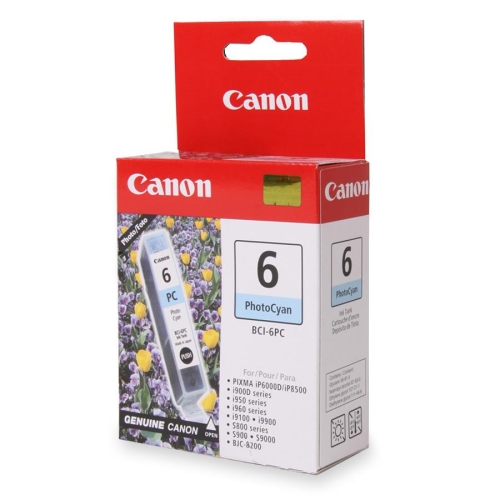 Canon CNMBCI6PC Photo Ink Tank 370 Page Yield Cyan