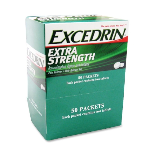 UPC 300670158026 product image for Acme United Corporation ACM13248 Excedrin Extra Strength 50 Packets of 2 Tablets | upcitemdb.com