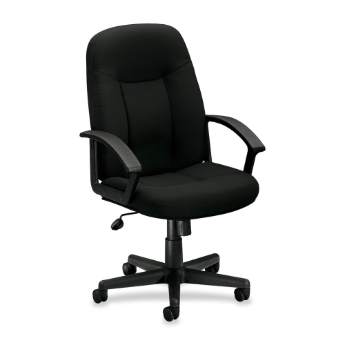 Bsxvl601va10 Managerial Mid Back Chair, 26 In. X 33.5 In. X 43 In., Black