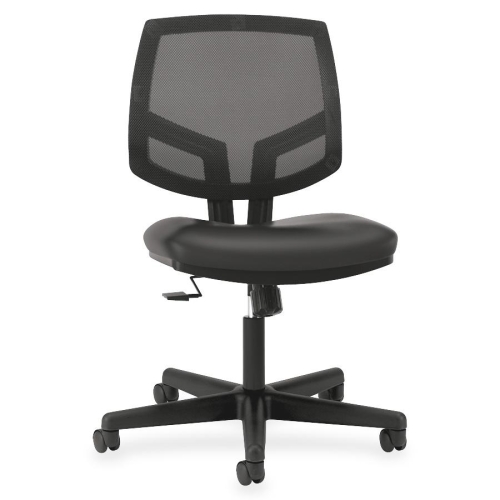 Hon5713sb11t Mesh Task Chair 24.25 In. X 25 In. X 39 In. Leather- Black