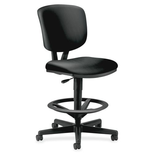 Hon5705sb11t Stool Task Chair 27 In. X 29.5 In. X 49 In. Leather- Black