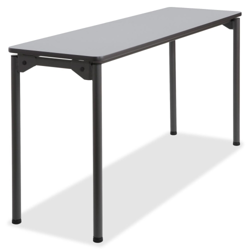 Wood Folding Table 18 In. X 60 In. Gray