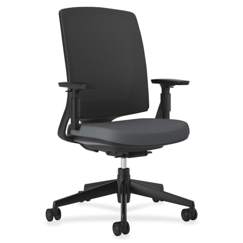 Hon2281va19t Mid- Back Work Chair 30 In. X 35.5 In. X 43 In. Charcoal Black