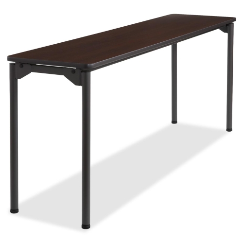 Wood Folding Table 18 In. X 72 In. Walnut