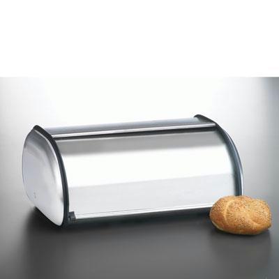 08994mr Brushed Steel Bread Box Euro