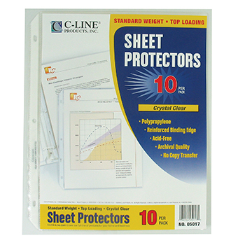 C-line Products Inc Cli05017 C Line Crystal Clear 10pk Standard