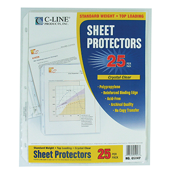 C-line Products Inc Cli05047 C Line Crystal Clear 25pk Standard