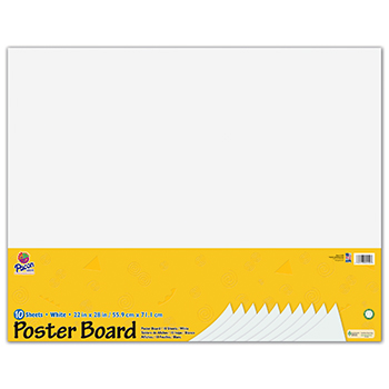 UPC 045173054207 product image for Pac5420 White Poster Board 22X28 10 Sheets | upcitemdb.com