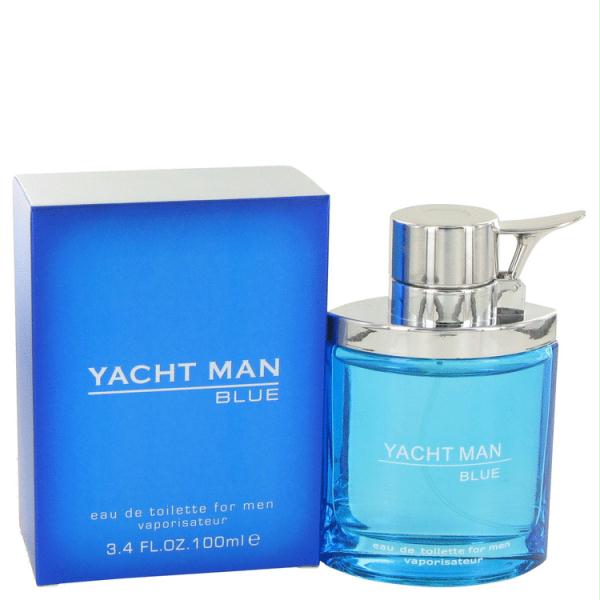 Yacht Man Blue By Eau De Toilette Spray 3.4 Oz