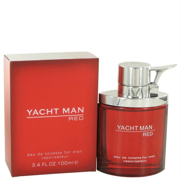 Yacht Man Red By Eau De Toilette Spray 3.4 Oz