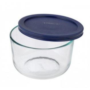 - Pyrex 6021858 Blu 1 Cup Round With Lid Pack Of 6
