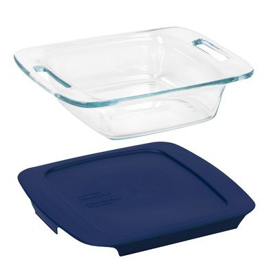 - Pyrex 1085805 Blu 8 Inch Square Easy Grab Dish Pack Of 3