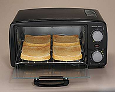 31118 Blk Toaster Oven-broiler - Black
