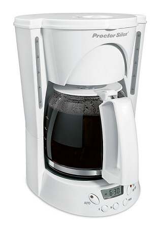 43571y Wht 12 Cup Programmable Coffeemaker Pack Of 2