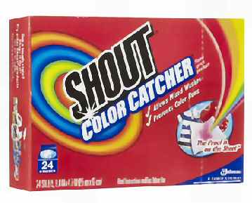 SC Johnson 72804 10C Shout Color Catcher With Oxi Booster - 10 Count Pack Of 6