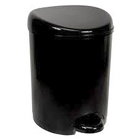 UPC 025947665754 product image for HMS 665HFT-75 BLK 2 Gallon Vanity Wastebasket Pack Of 4 | upcitemdb.com