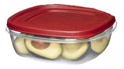 1777090 Red Ez Find 9 Cup Square Container Pack Of 4