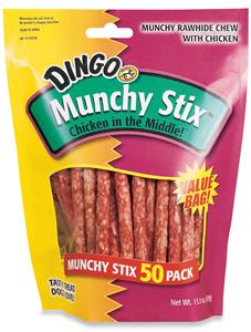 220427 Dingo Munchy Stix Dog Treats 50 Count