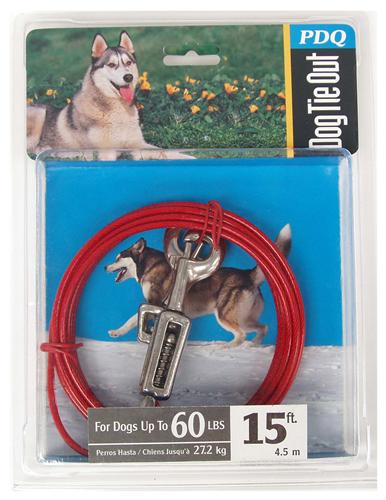 Q3515 Spg 99 15 Ft. Large Dog Cable Tie Out