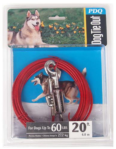 Q3520 Spg 99 20 Ft. Large Dog Cable Tie Out