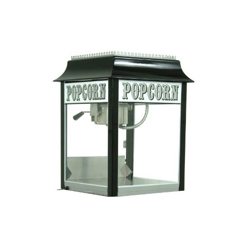 4 Oz Popcorn Machine - Black/chrome