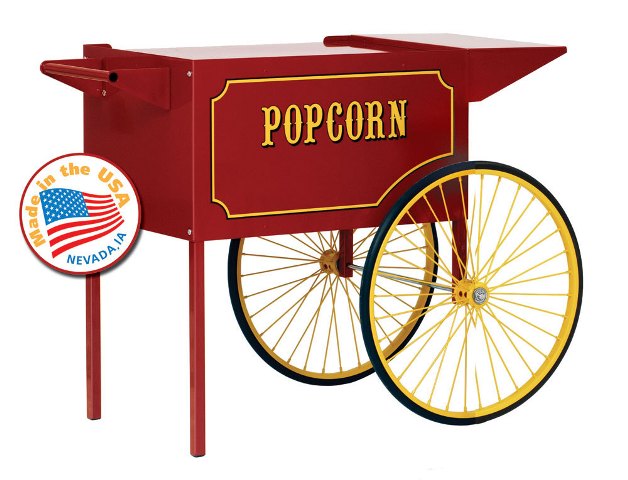 3090010 Large Popcorn Machine Cart In Red
