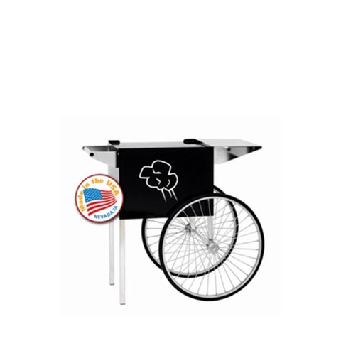 Medium Contemporary Popcorn Machine Cart In Black