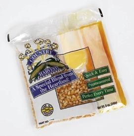 1002 Country Harvest 6 Oz Tri-pack Popcorn - 24 Pack Regular Case