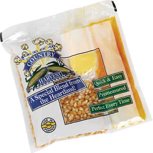 1102 Country Harvest 6 Oz Tri-pack Popcorn - 40 Pack Mega Case