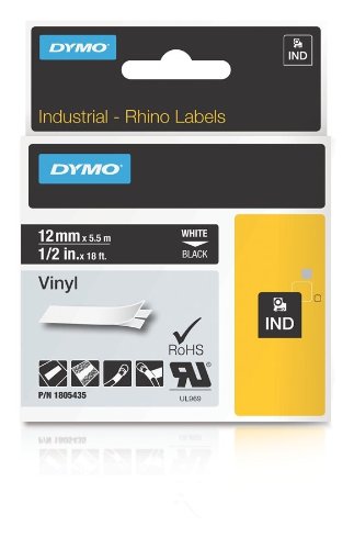 1805435 Rhino 1-2 in. Black Vinyl 12MM