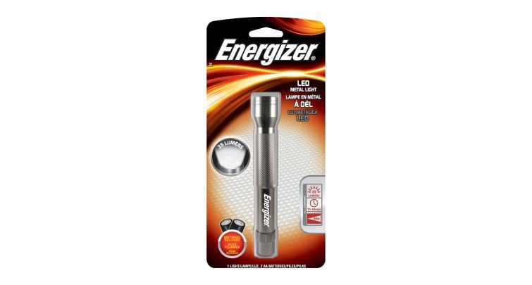 Enml2aas Compact Metal 5-led Flashlight 2aa