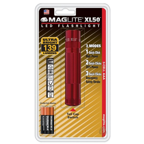 Xl50-s3036 Xl50 Led 3-cell Red