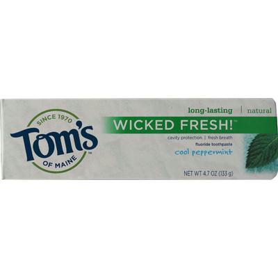 Toms Of Maine Ay52780 Toms Of Maine Wicked Fresh! Peppermint Toothpaste -6x4.7 Oz