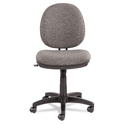 Alera In4841 Interval Swivel-tilt Task Chair, 100 Percent Acrylic With Tone-on-tone Pattern, Gray