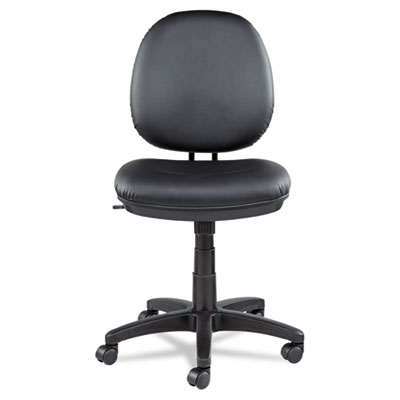 Alera In4819 Interval Swivel-tilt Task Chair, Soft-touch Leather, Black