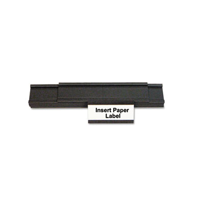 Bi-silque Visual Communication Products Fm1310 Magnetic Card Holders, 2w X 1h, Black, 25-pack