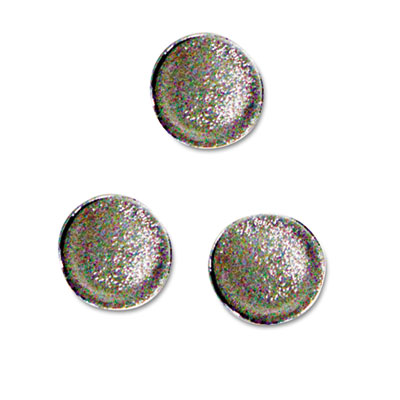 Bi-silque Visual Communication Products Im130809 Super Strong Magnets, Silver, 10 Per Pack
