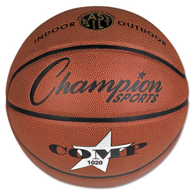 Champion Sport Sb1020 Composite Basketball, Official Size, 30 In., Brown