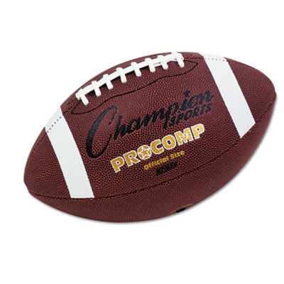 Champion Sport Cf100 Pro Composite Football, Official Size, 22 In., Brown
