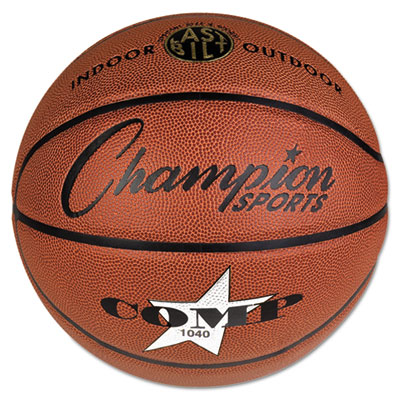 Champion Sport Sb1040 Composite Basketball, Official Junior, 27.75 In., Brown